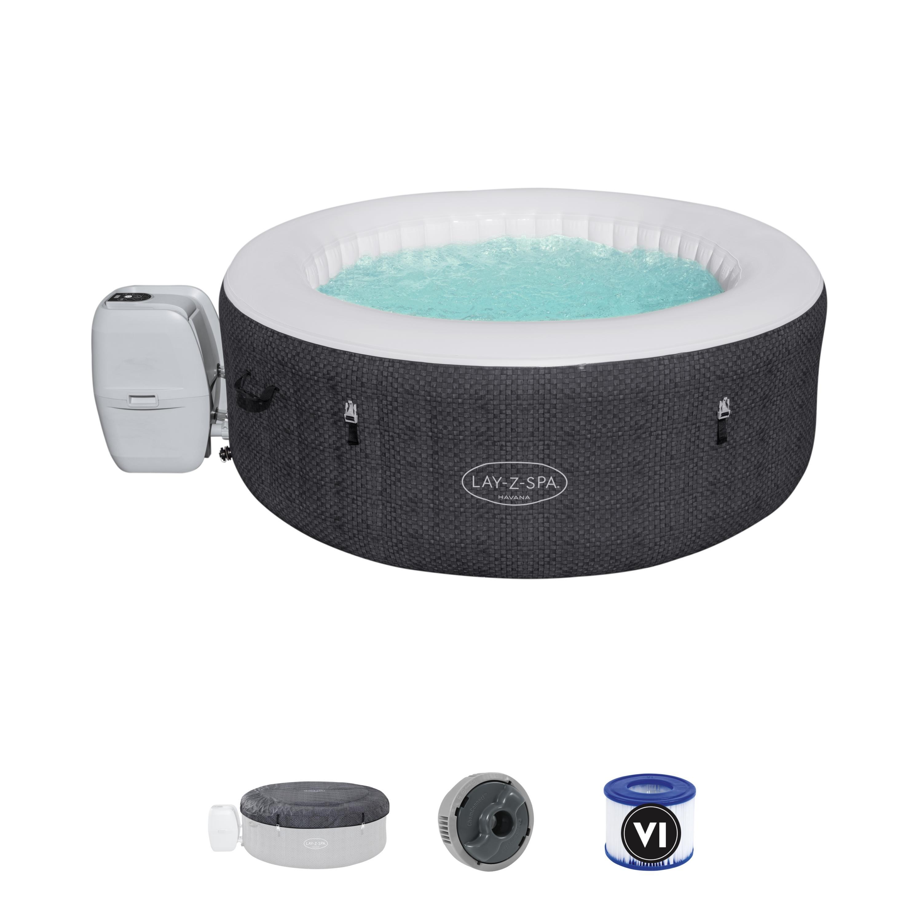 Spa gonflable LAY-Z HAVANA BESTWAY, 2/4 places, rond - 2