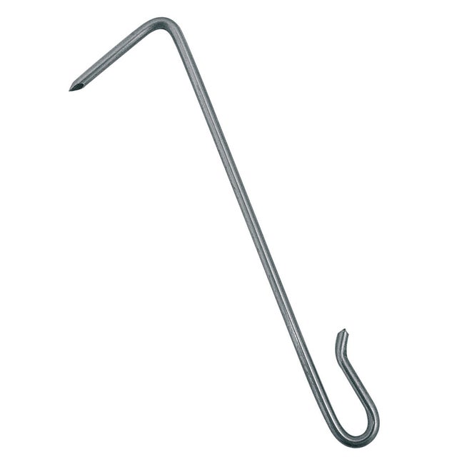 Crochet inox ardoise pointe 90 mm, boîte de 50
