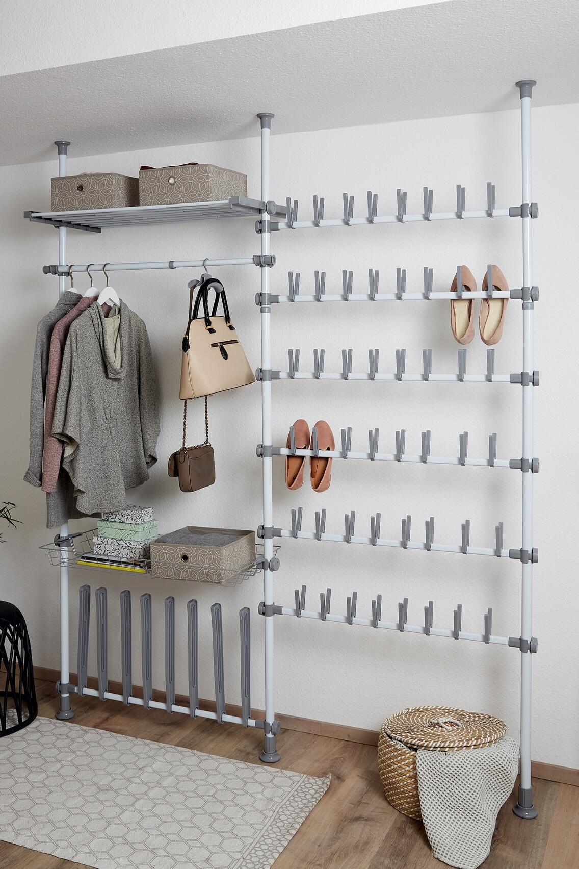 Lot de 2 Barres porte-vêtements HERKULES H.120 x L.75-120 - 5