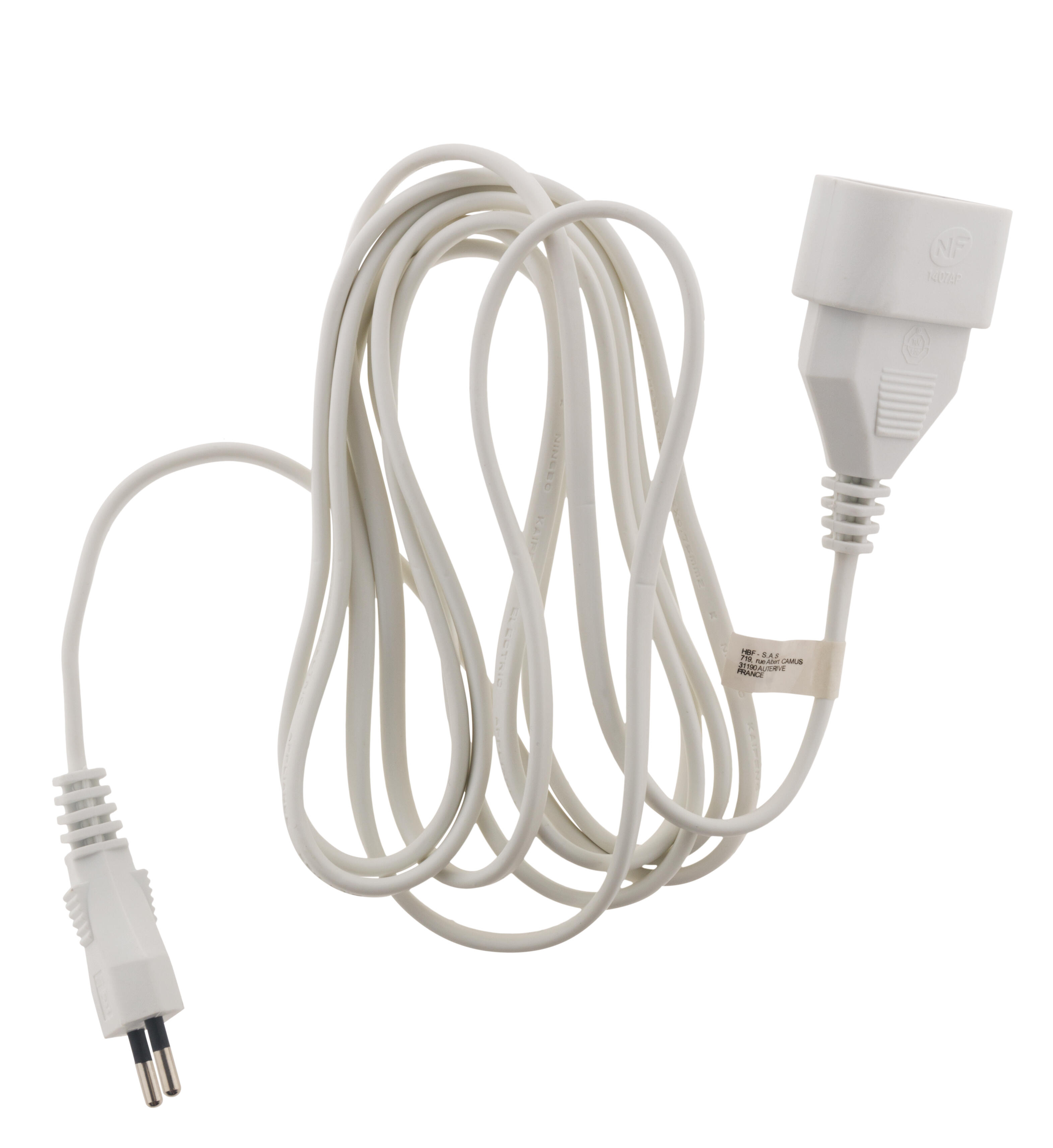 Rallonge, RALLONGE MENAGER 2M L.2 m H03VVH2-F, ZENITECH - 2