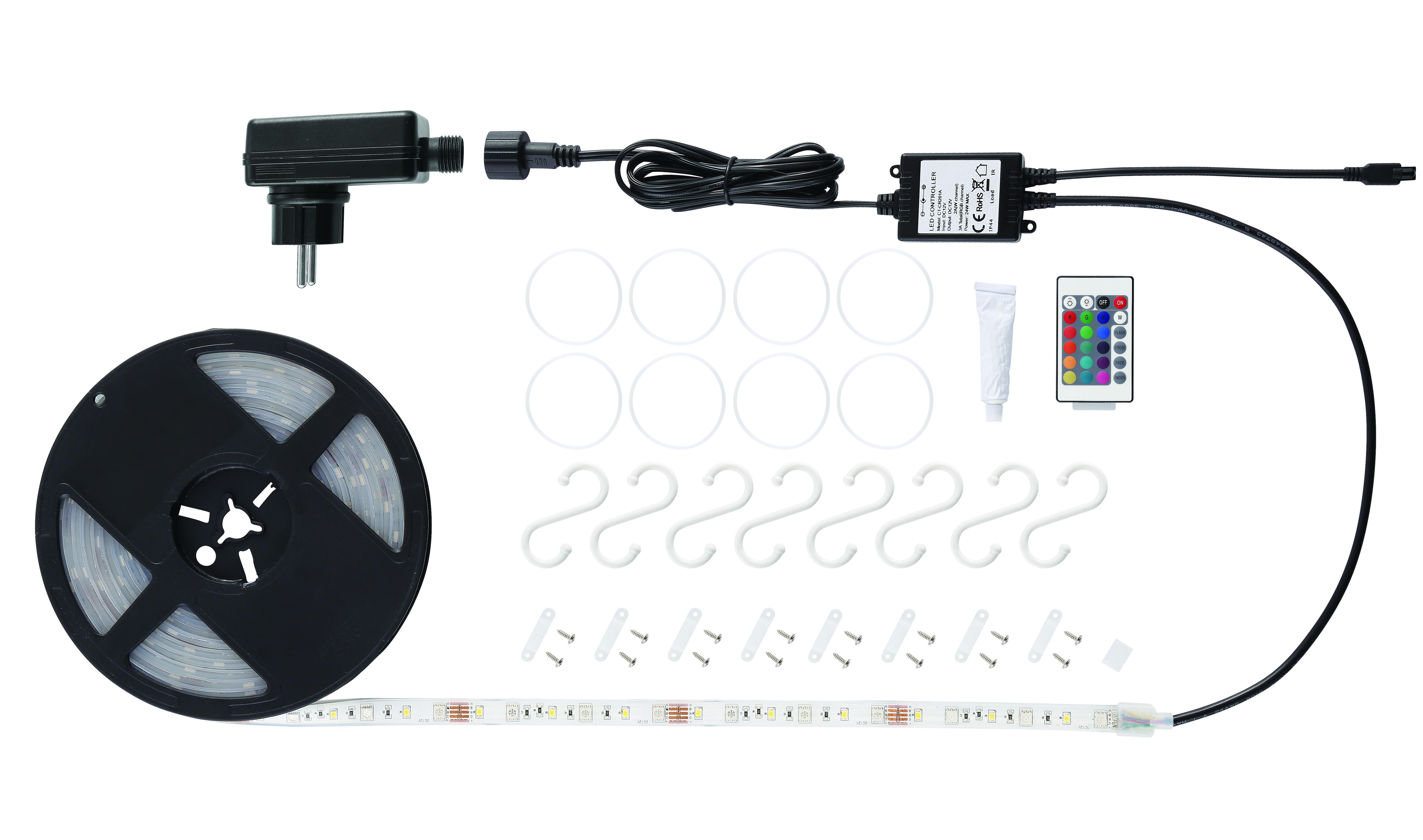 Kit ruban LED connecté 5m Zigbee bluetooth, couleurs et blancs, EGLO - 4