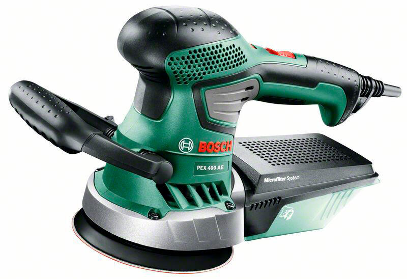 Ponceuse excentrique filaire BOSCH PEX 4000 AE, 370 W - 2