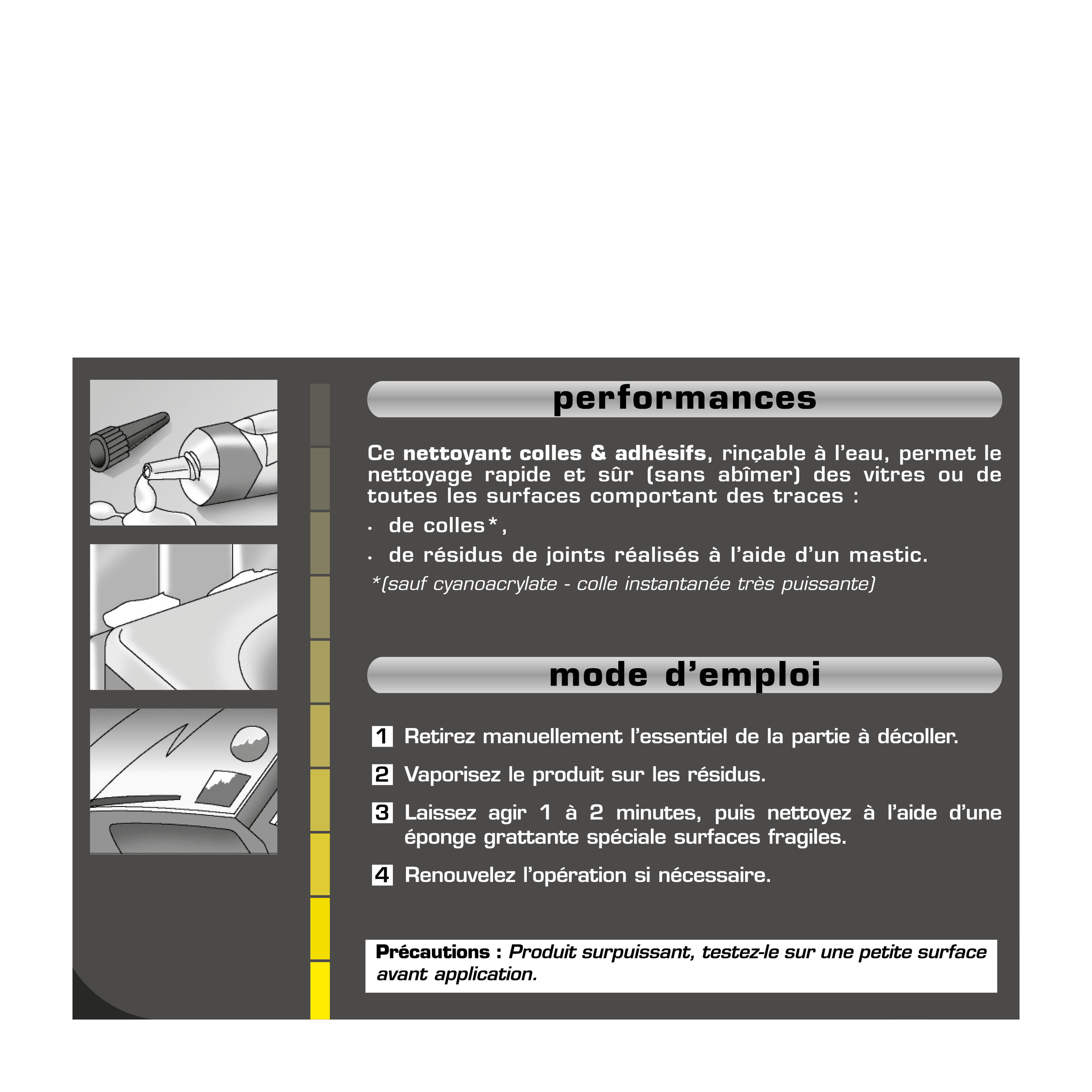 Nettoyant MAISON PRATIQUE Enlève colles et adhésifs, 0.5L - 2