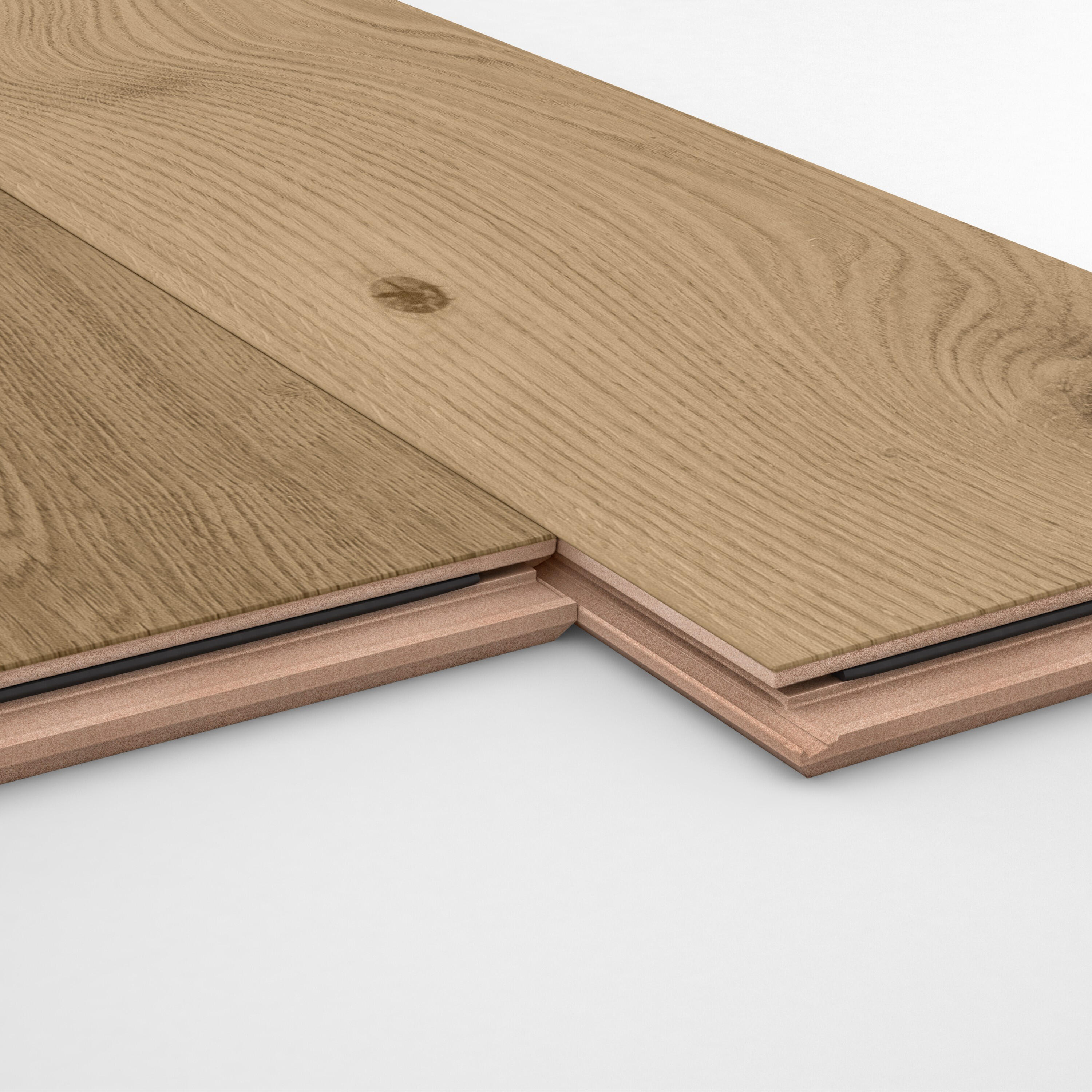 Parquet multistrato L ARTENS in rovere naturale vetrificato natura sp. 14/3.3 mm 1.548 m² - 3