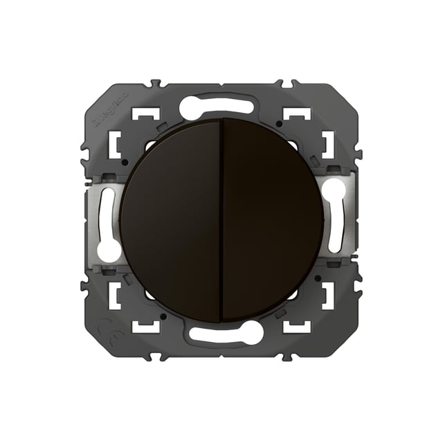 Double poussoir à assembler, LEGRAND Dooxie, noir