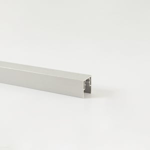 Profil de finition pour lames pleines PVC texturé Clea gris