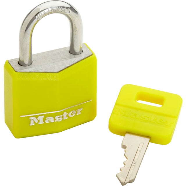 Cadenas avec clé MASTER LOCK aluminium, l.30 mm