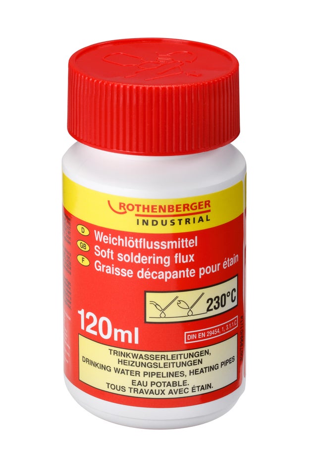 Graisse décapante 120 ml pour étain - ROTHENBERGER INDUSTRIAL