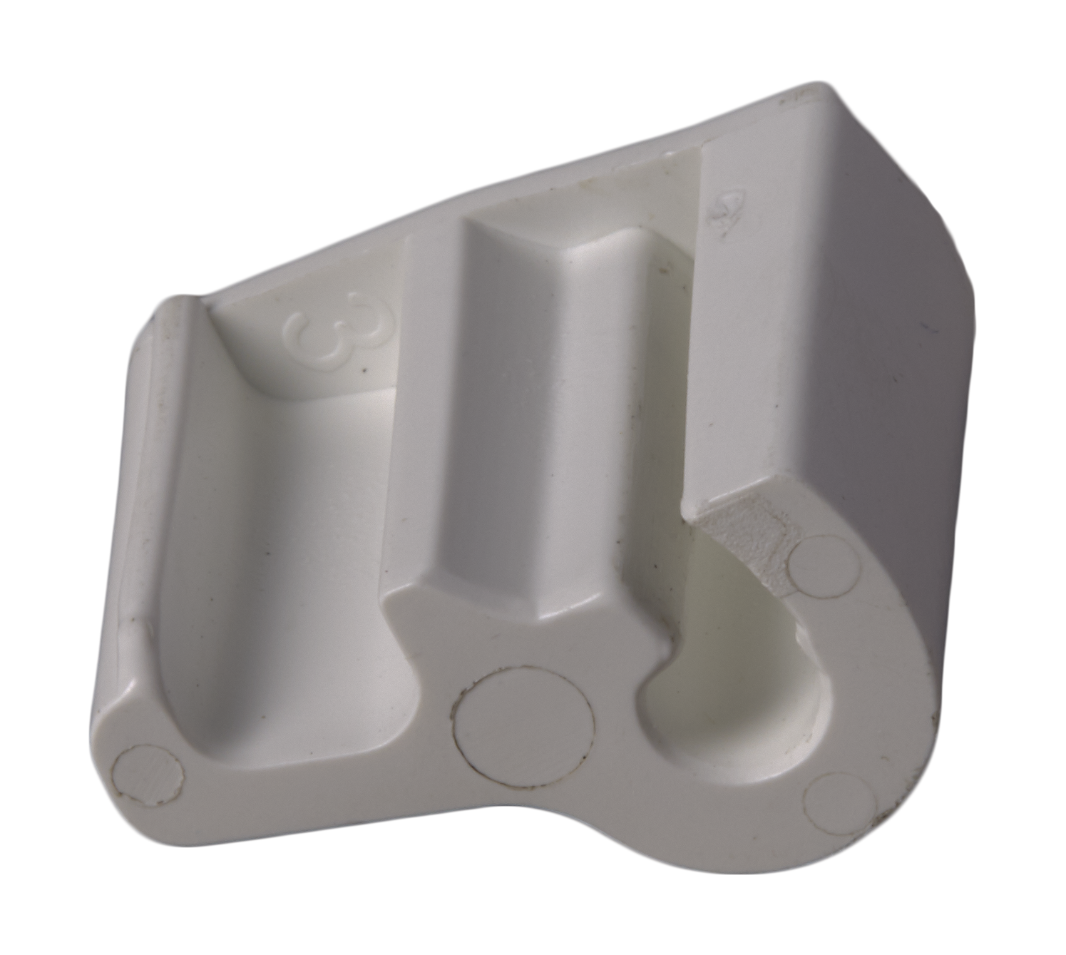 Patère courbe SAUTER pour sèche-serviettes à lames plates acier - 7