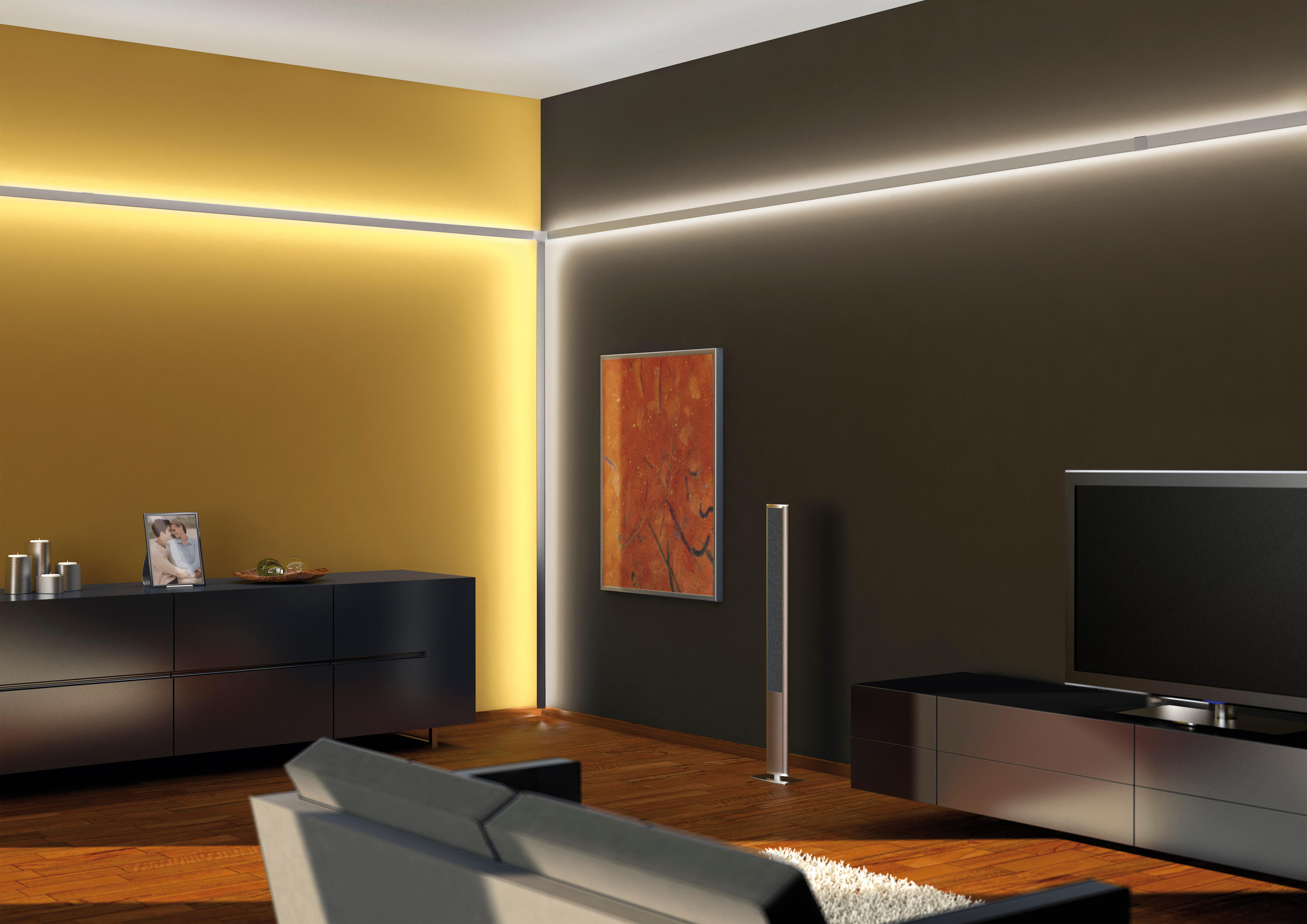 Profilé pour ruban LED L.1 m, Duo profil PAULMANN - 6