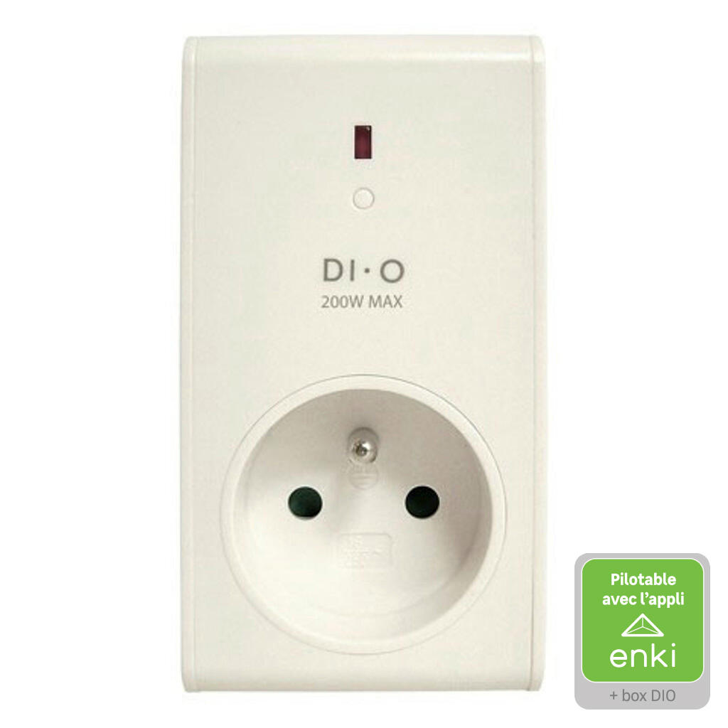 Prise télécommandable connectée avec variateur intérieur DIO, 200 W - 3