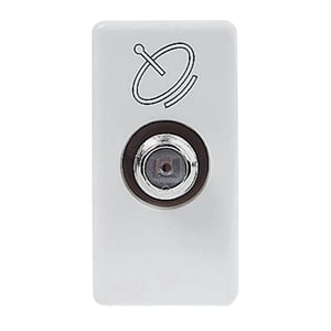 Trade Shop - PRESA TV SAT SATELLITARE A VITE BIANCO COMPATIBILE BTICINO Axolute 85883406