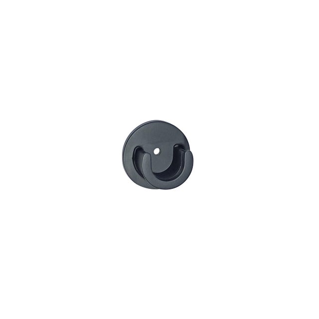 2 Soportes entre 2 paredes para barra diámetro 20 mm Industrial INSPIRE Aluminio negro mate fijo 4.5 cm