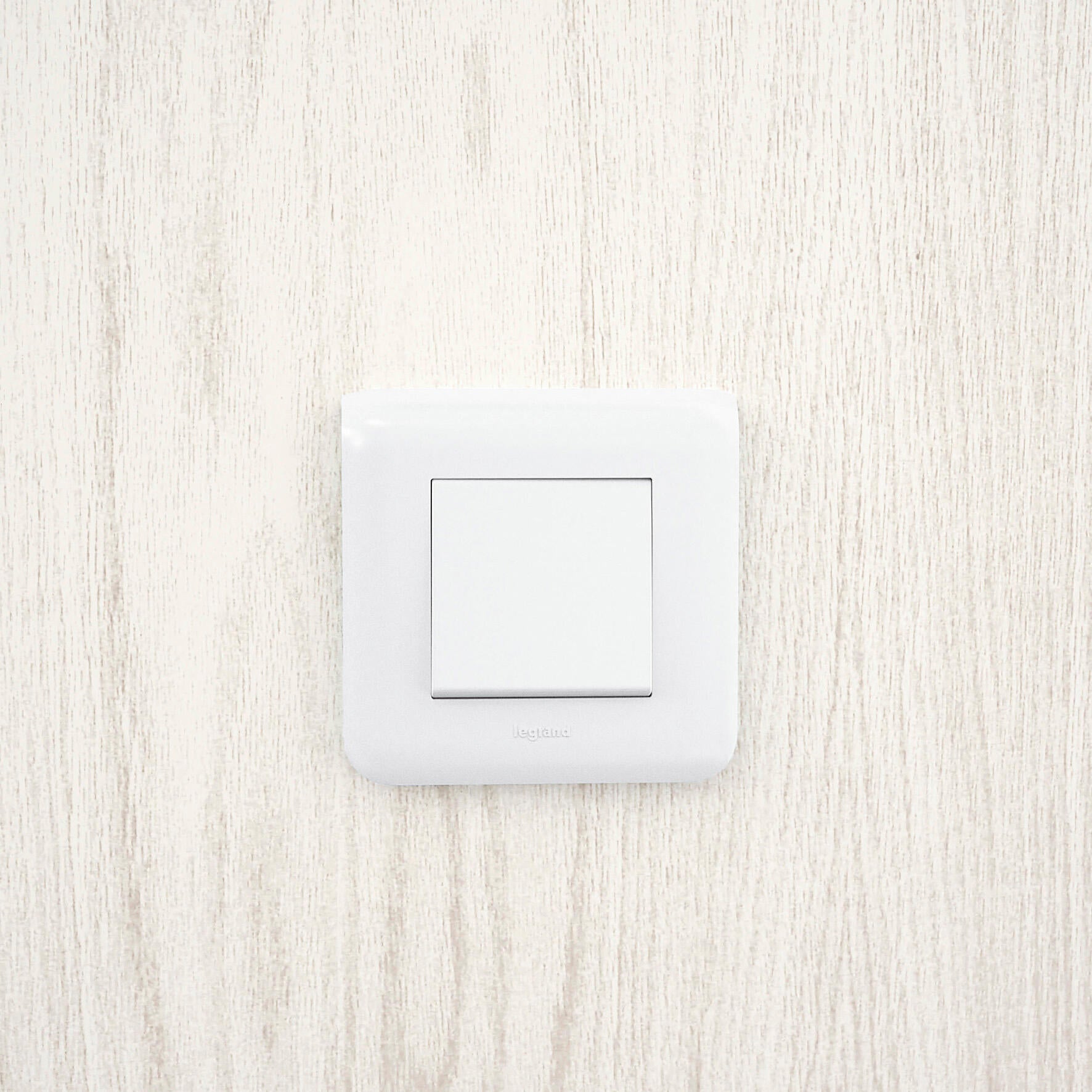 Support avec griffes et plaque simple Mosaic, LEGRAND, blanc - 3
