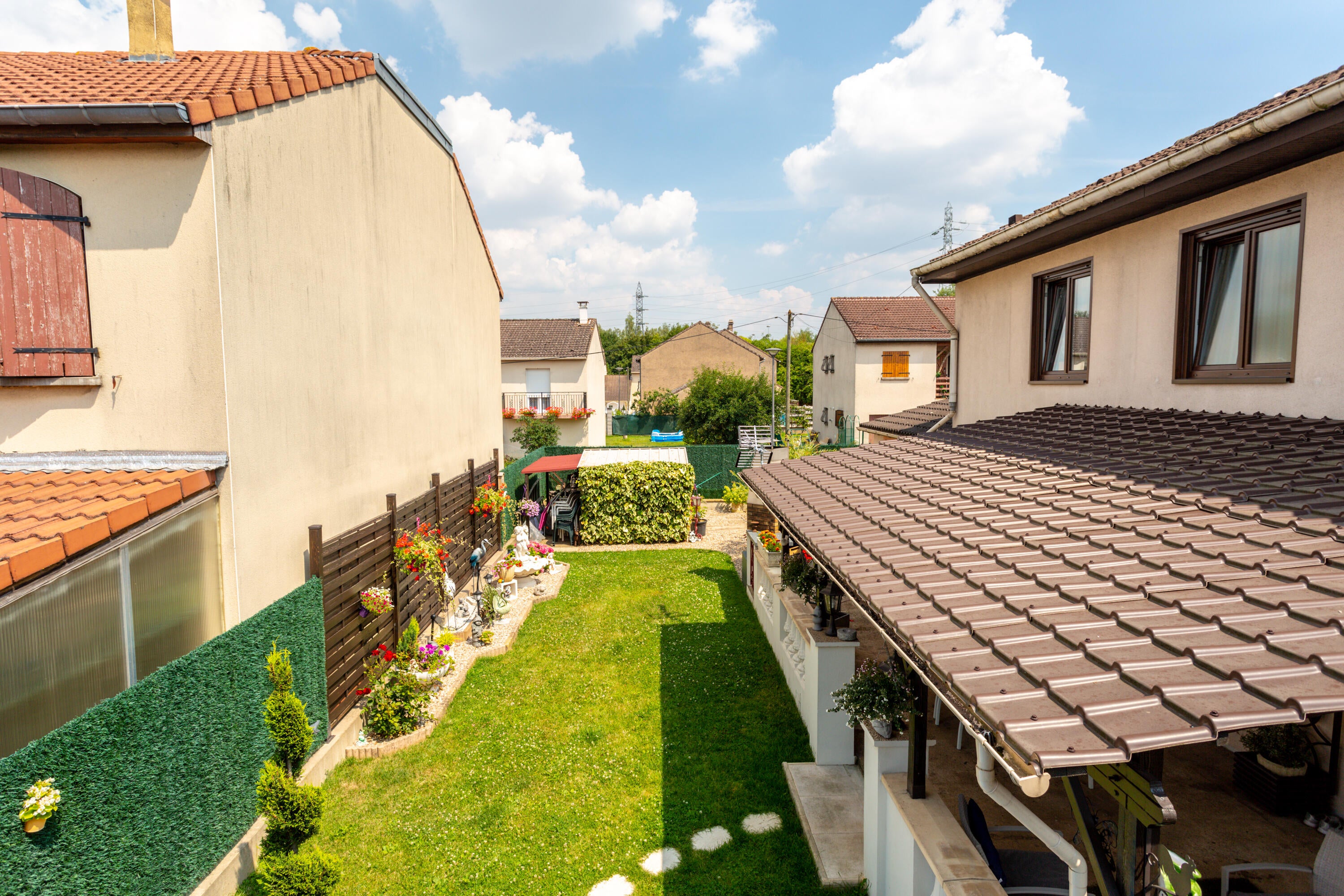 Pas japonais Fleur en béton sable, L.38 x l.32 x Ep.3.5 cm - 17