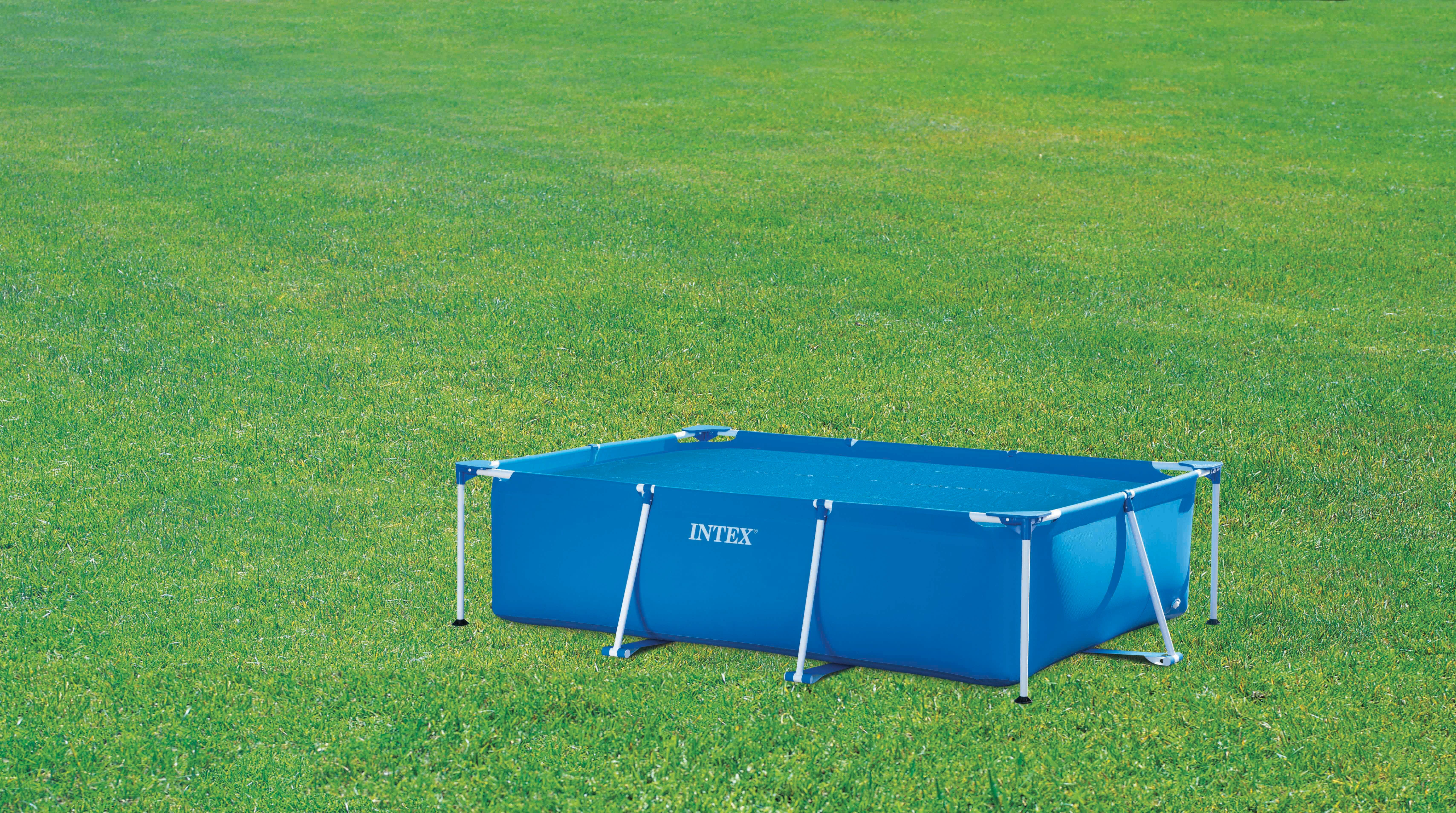 Bâche à bulles rectangulaire INTEX 2,15 x 1,40m pour piscine 2,20 x 1,50m - 2