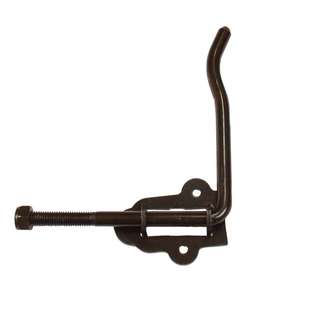 Lot de 2 arrêts à poignée acier noir prépeint, H.68 x L.167 x P.174 mm AFBAT