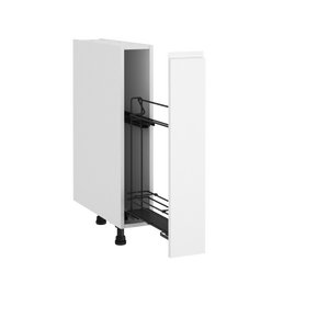 Meuble bas de cuisine Tokyo blanc mat 1 porte H77 x l15