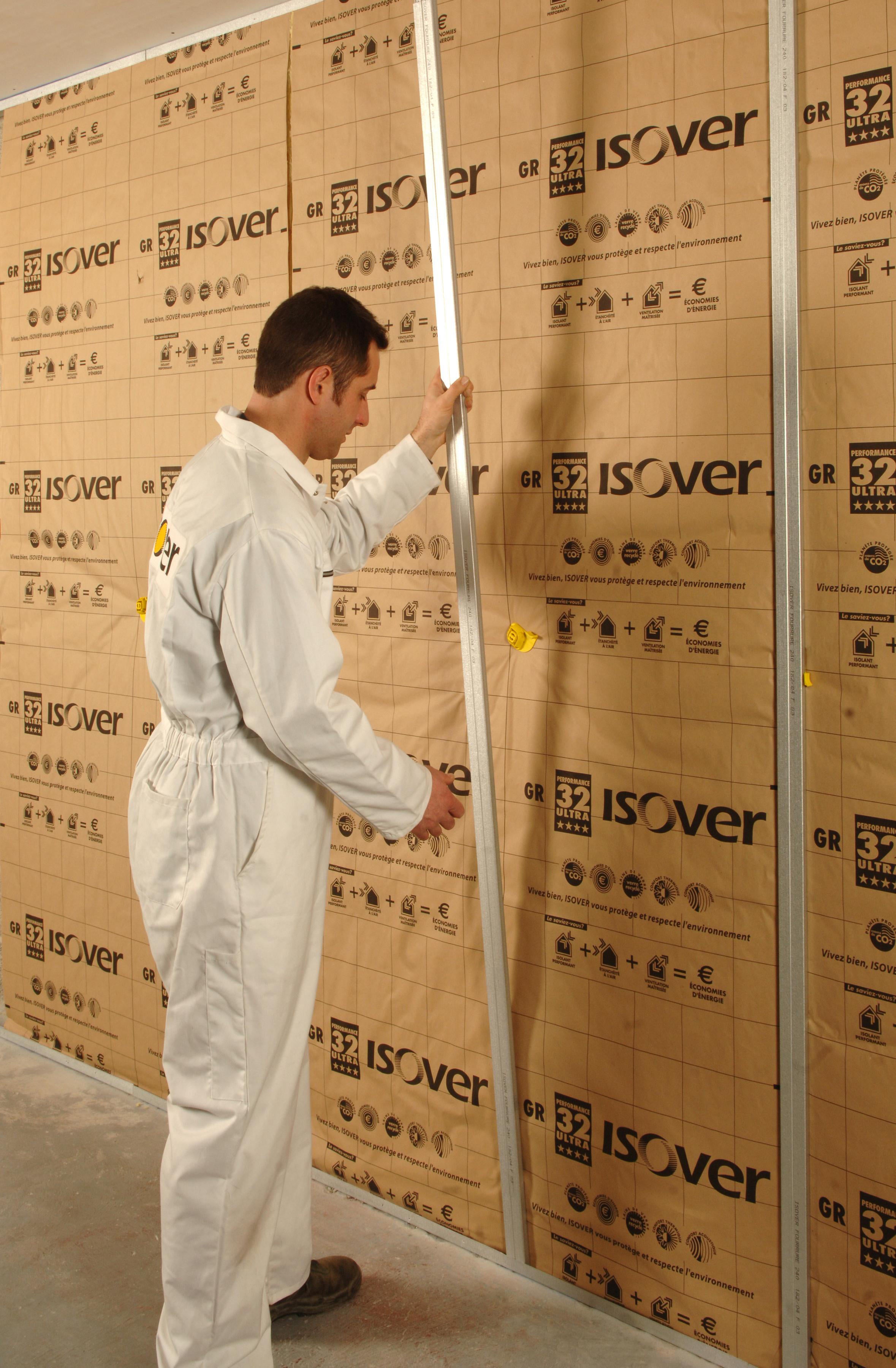 Boite de 50 appuis Optima2 100mm pour l'isolation des murs, Isover - 4