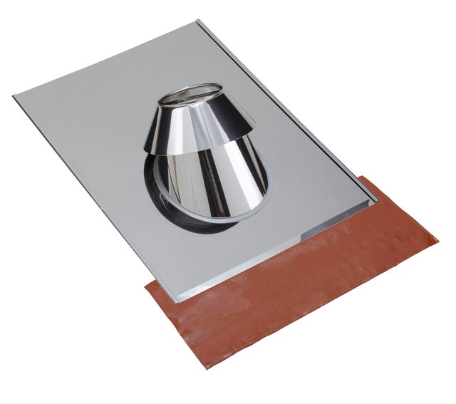 Solin inox tuile + kit plomb Sit 30° 180-230 POUJOULAT D.180 mm 71 x 85 cm