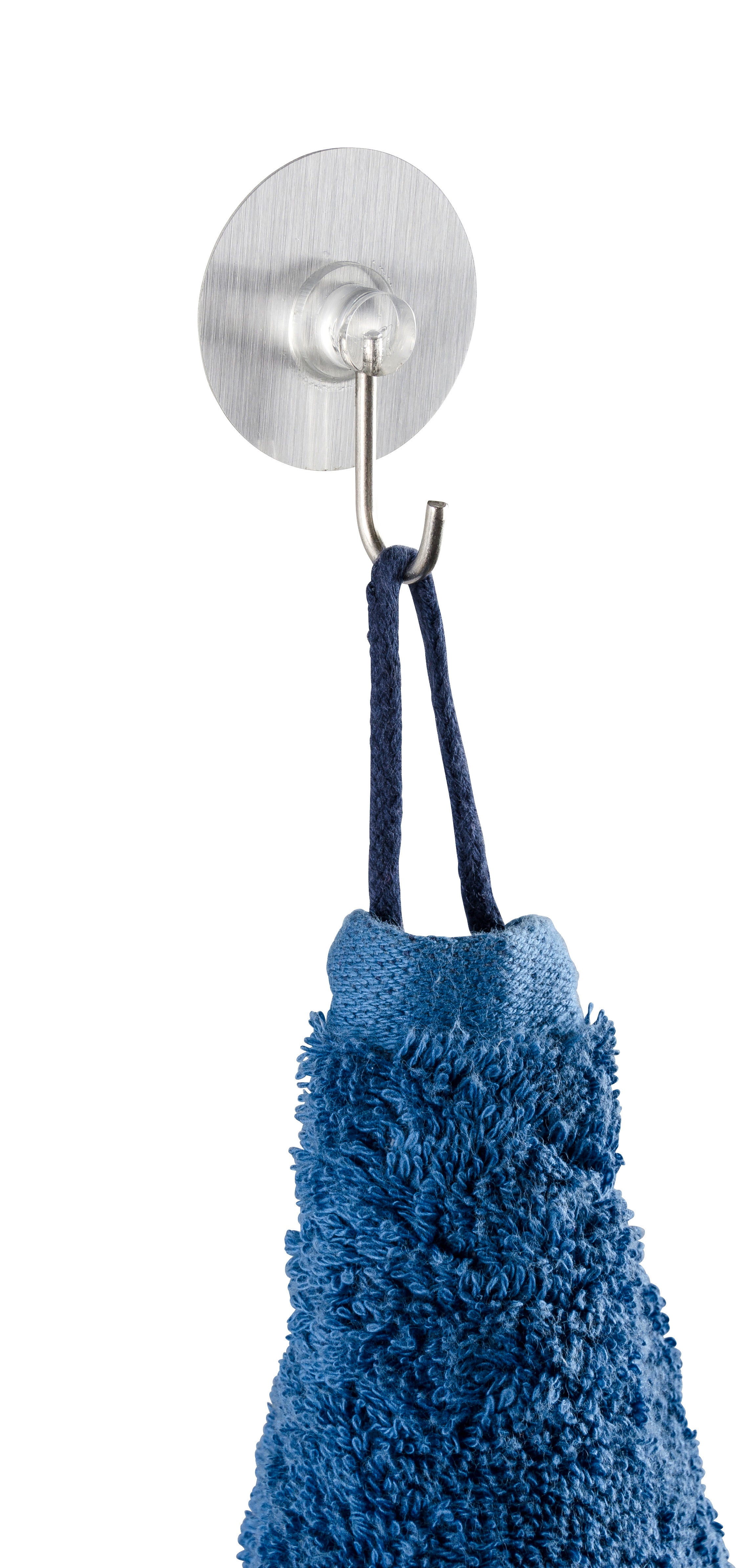 Lot de 4 crochets adhésifs chromé static-loc WENKO - 4