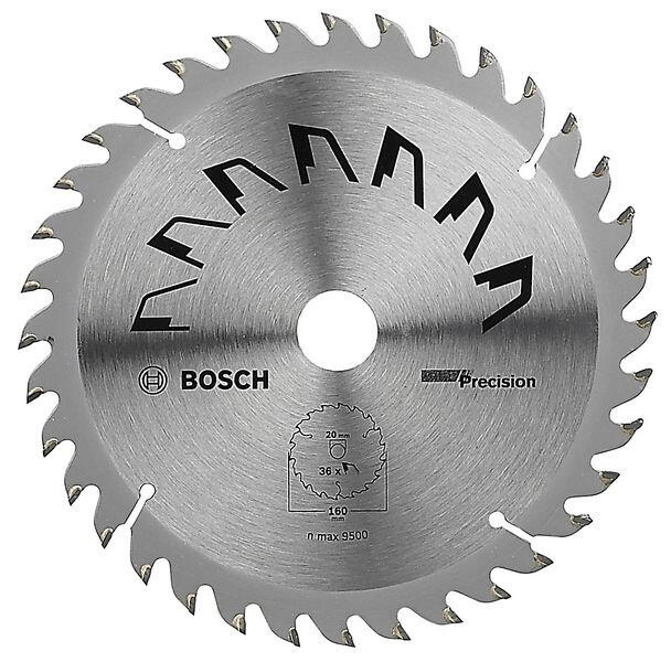 Lame de scie circulaire BOSCH Précision 160 x 20 x 2 mm 36 dents - 2