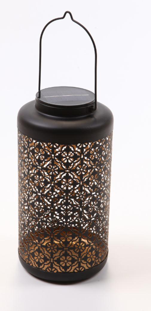 Lampe solaire Andaluz, 2 lumens, marron / jaune, WATT & HOME - 4