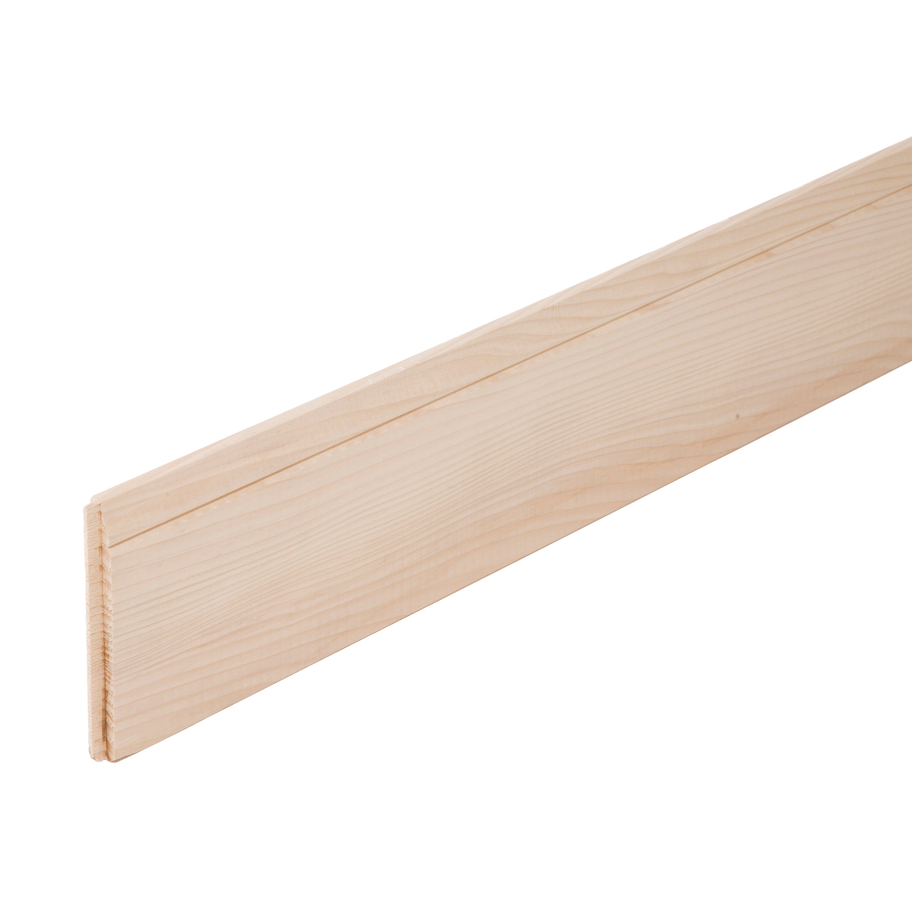 Plinthe sapin sans noeud moulurée à doucine, 11.5 x 120 mm, L.2.45 m - 3