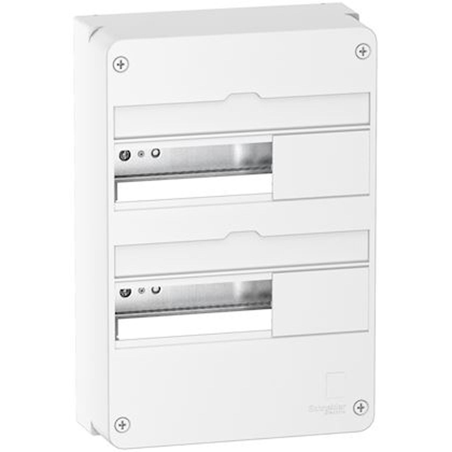 Tableau électrique nu 2 rangées 26 modules SCHNEIDER ELECTRIC | Leroy ...