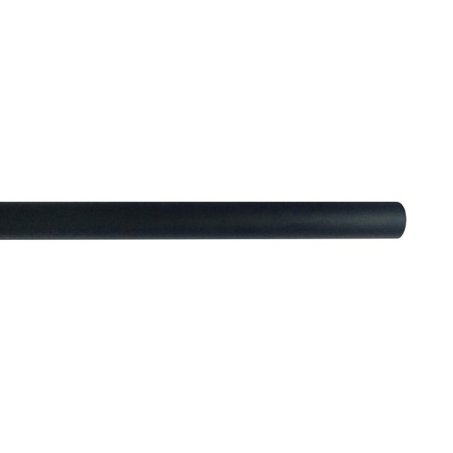 Barra de cortina acero color negro mate Design INSPIRE diámetro 28 mm 250 cm