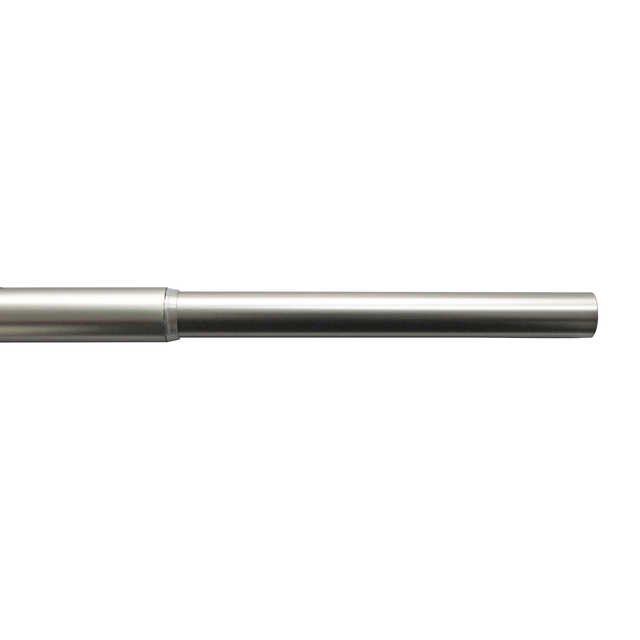 Tringle à rideau nickel Kali, L.240 - 400 cm, diam.28 mm, INSPIRE