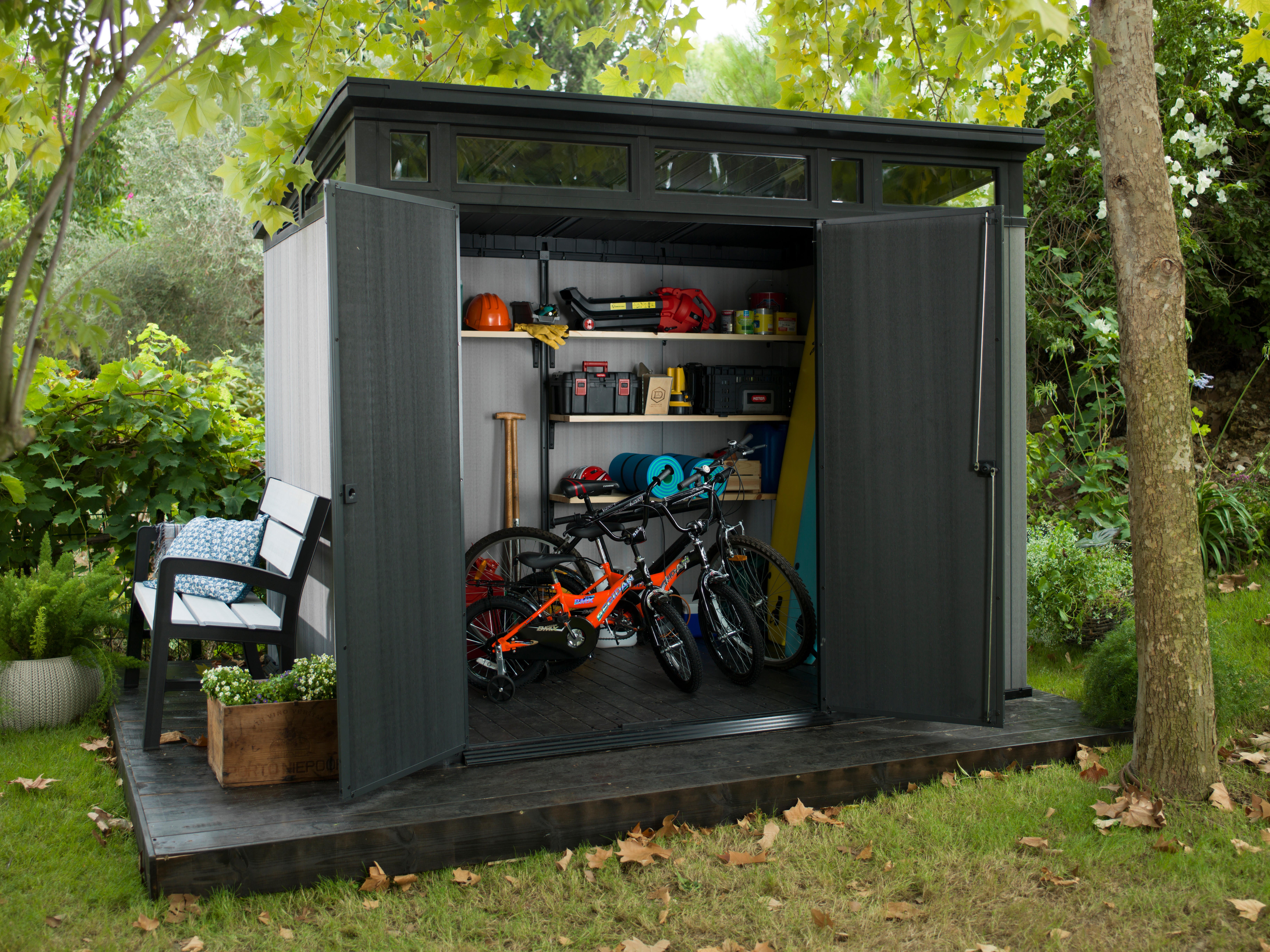 Abri de jardin polypropylène KETER Artisan 97 Ep.20 mm, 6 m² - 5