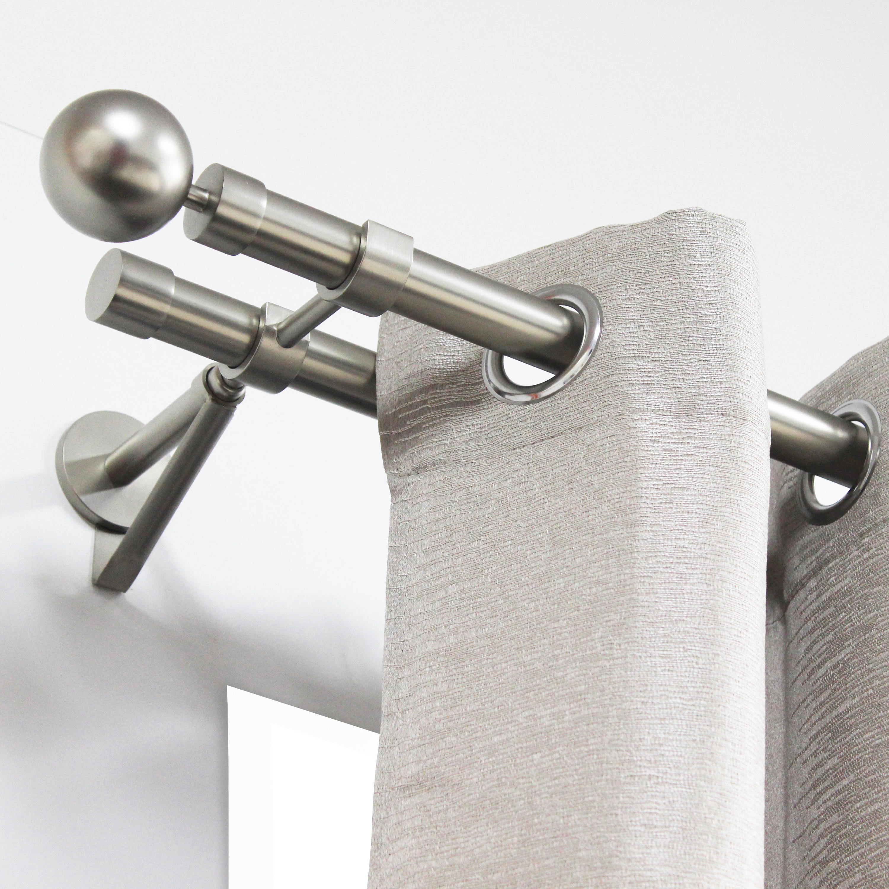 Suporte extensível INSPIRE EASYFIX DUPLO D20CM 13-21 CROMADO MATE - 3