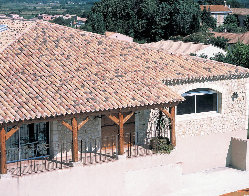 Tuile MONIER rouge Canal 40 - 3