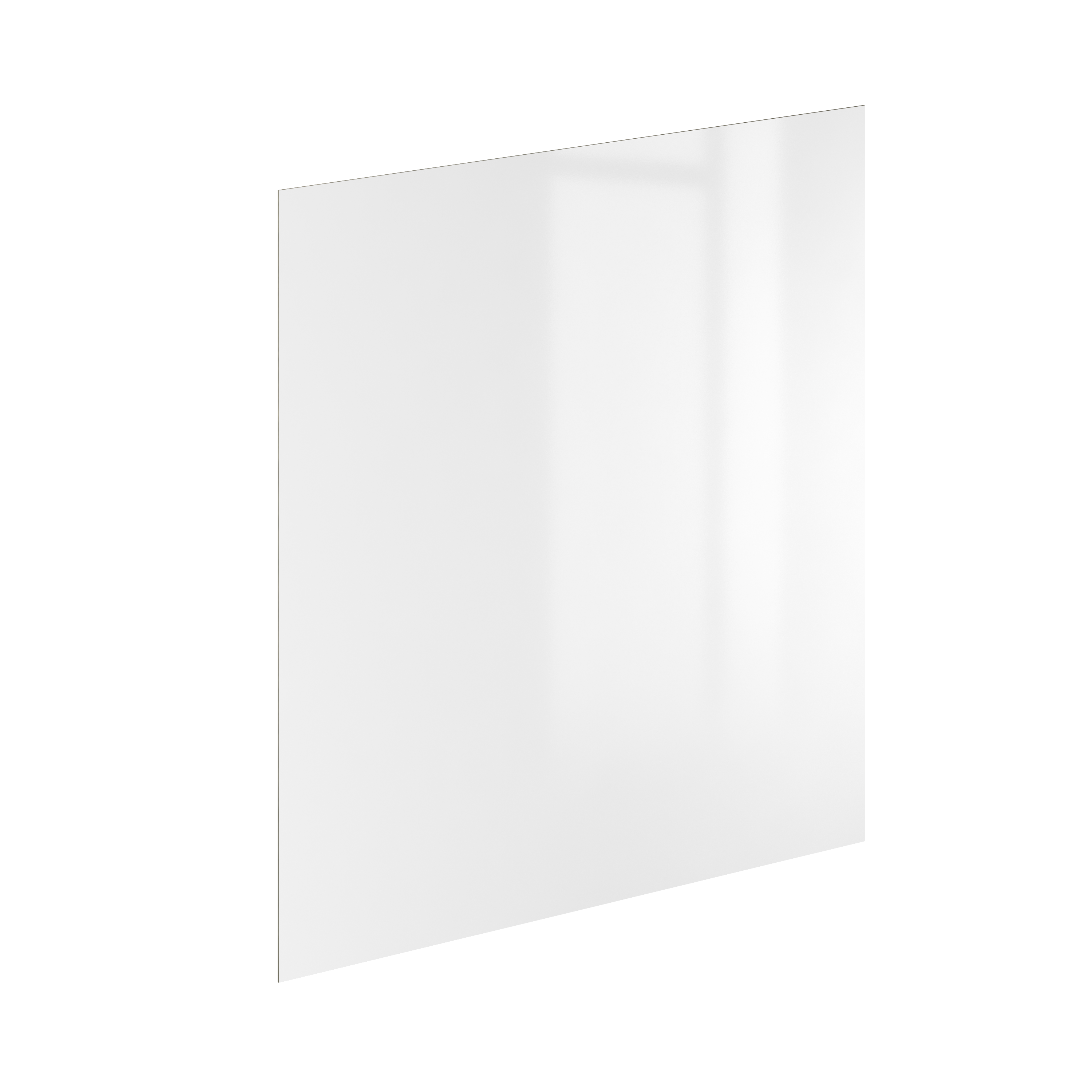Fond de hotte Compact Blanc/gris brillant L.60 x H.63.5 cm, Ep.2 mm - 5