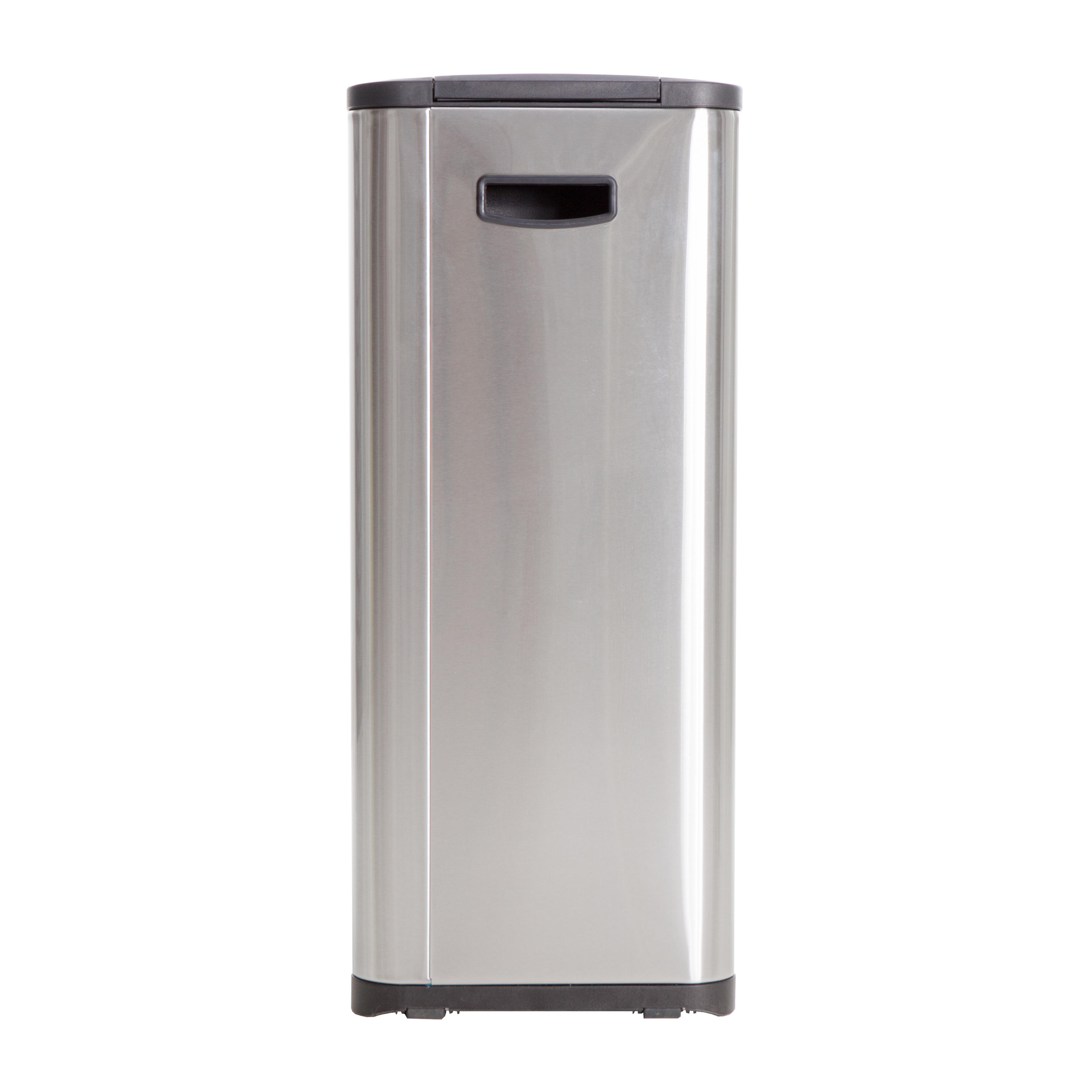 Poubelle tri sélectif de cuisine 20+20L à pédale HAILO Profil acier inoxydable - 3