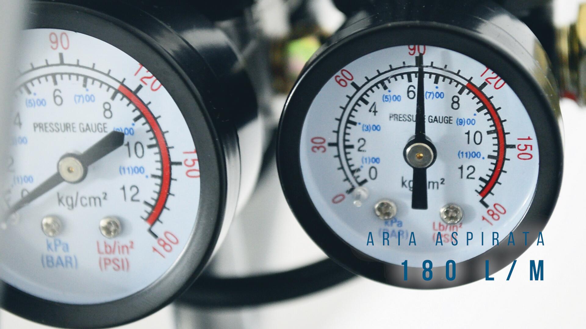 Compressore silenziato HYUNDAI Supersilent 24 l, 1 hp, 8 bar - 4