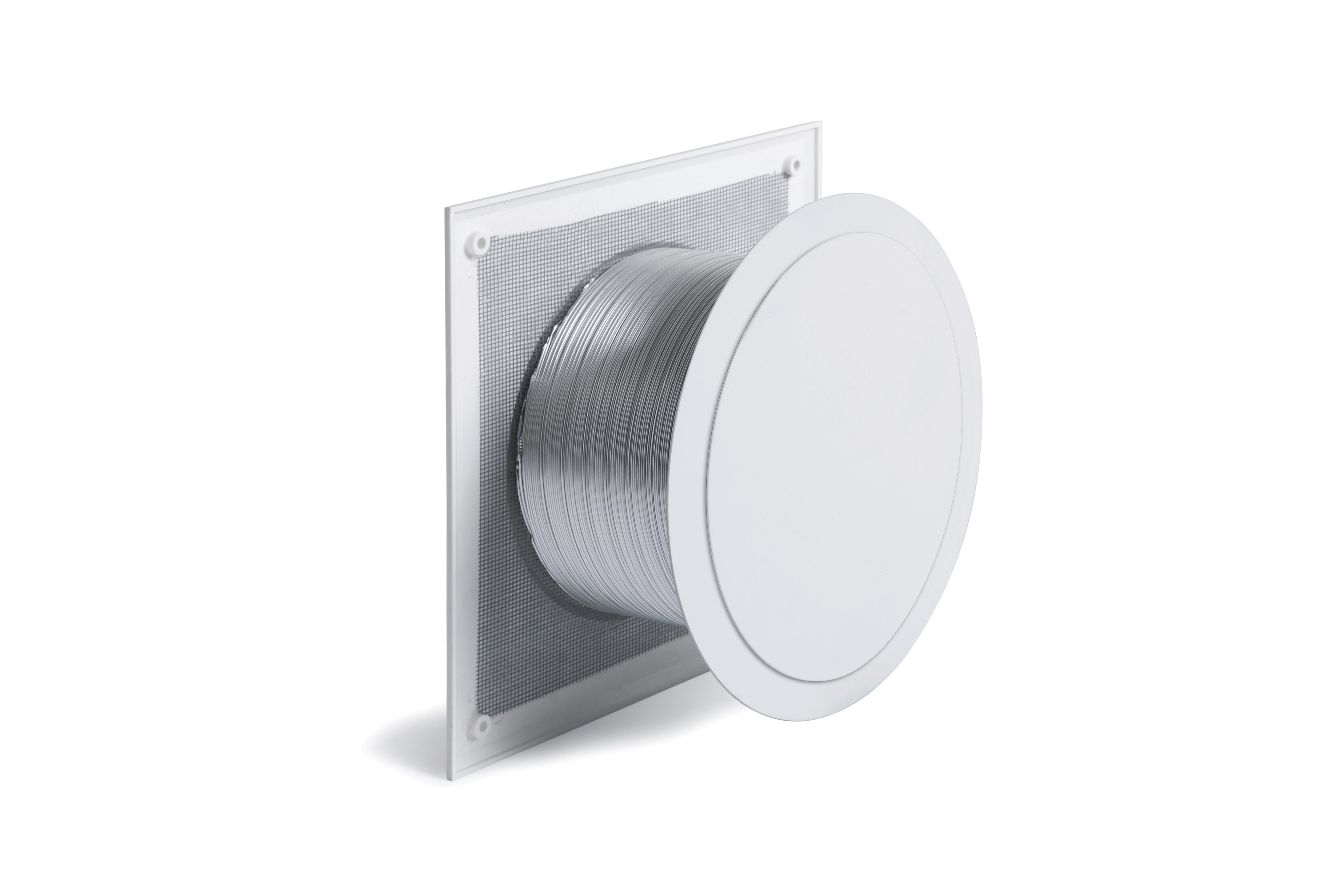 Kit d'entrée d'air frais acier DEVAUX, diamètre 125 grille l.200 cm x H.200 cm - 3
