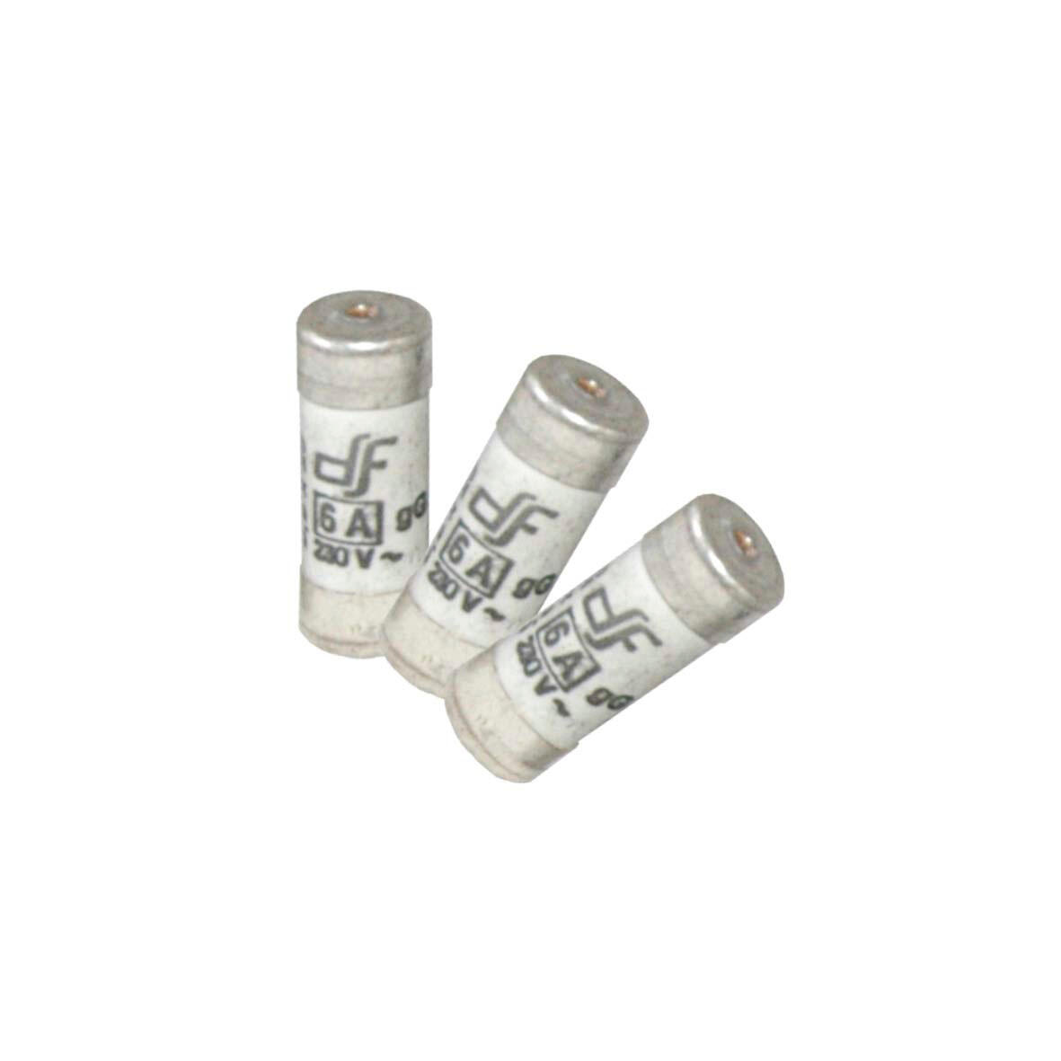 Lot de 3 fusibles céramique 6 A, 8.5 x 23 mm céramique - 2