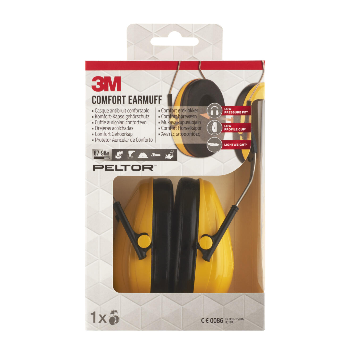 Casque antibruit Peltor Optime I 3M, 87-98 dB - 2