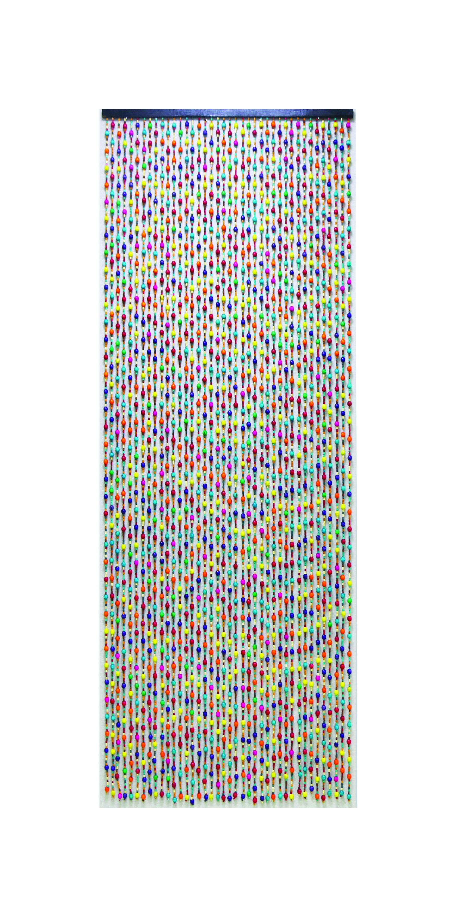 Rideau de porte en bois, multicolore, Bubble gum - 2