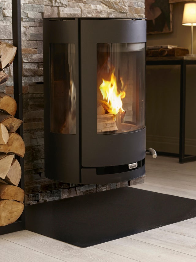 Poêle à bois ADURO 9.4 noir, 8 kW