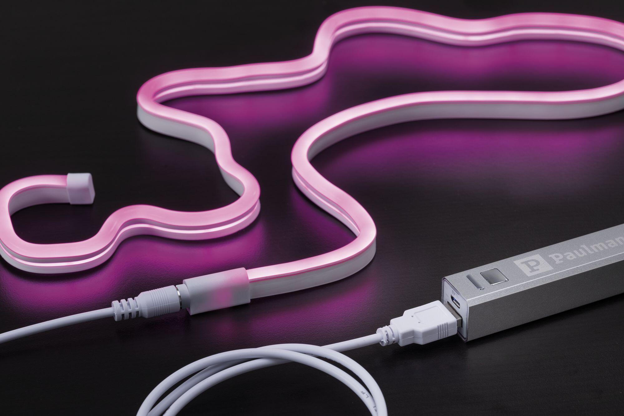 Ruban LED USB 1m Néon multicolore, Colorflex PAULMANN - 5