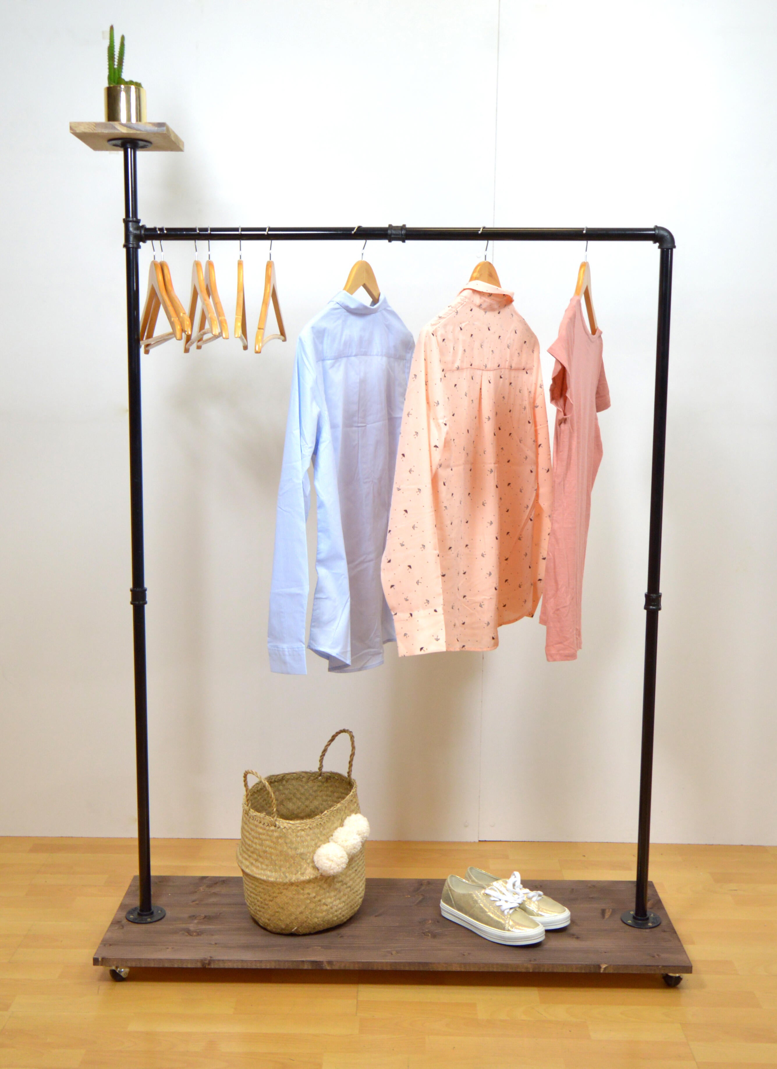 Bouchon rentrant pour tube de penderie MyTube D25 mm rond noir - 2