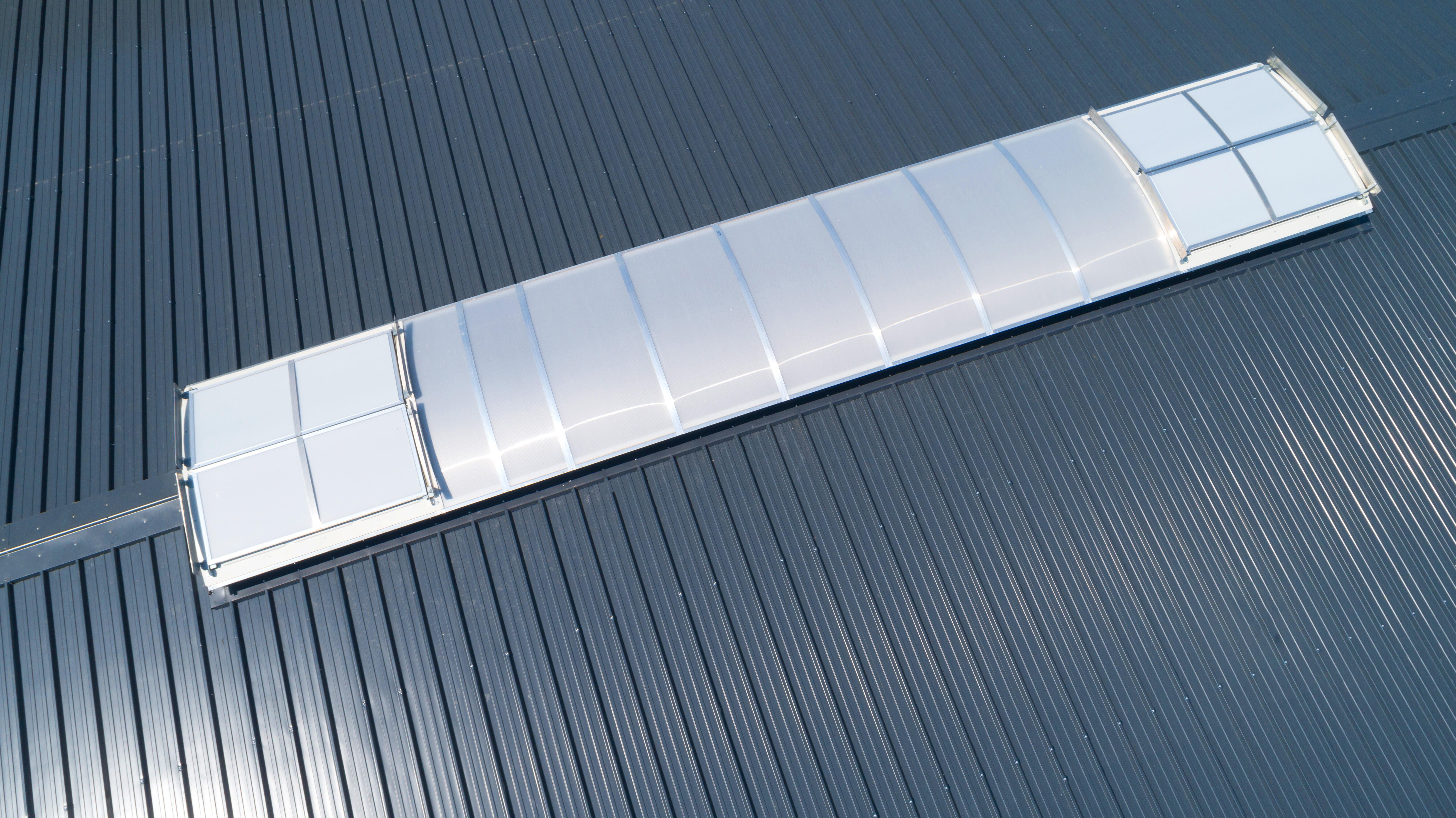 Tôle bac acier nervuré bleu anti-condensation, l.1.05 x L.3 m, H.45 mm, Ep.0.63  - 5