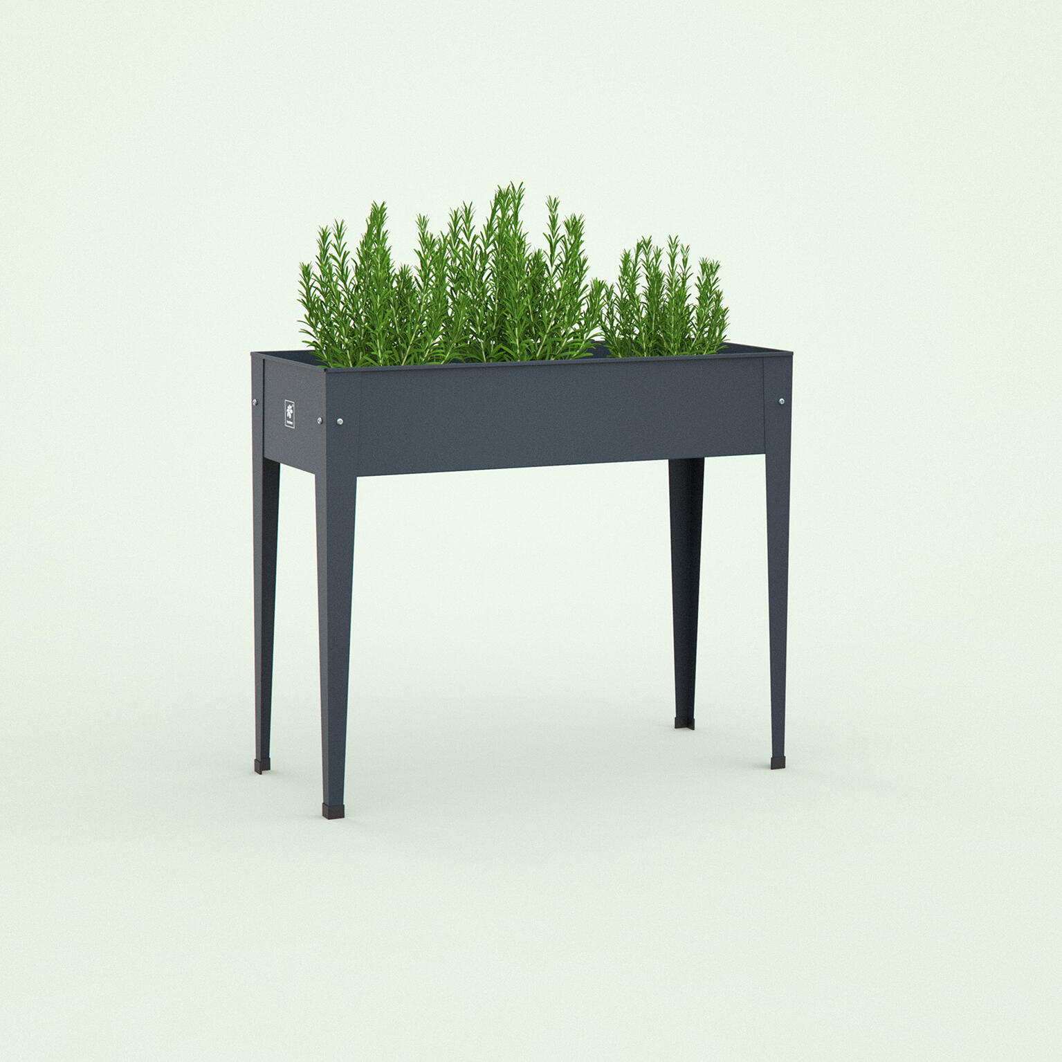 Potager sur pied acier noir l.40 x H.100 cm HERSTERA GARDEN - 8