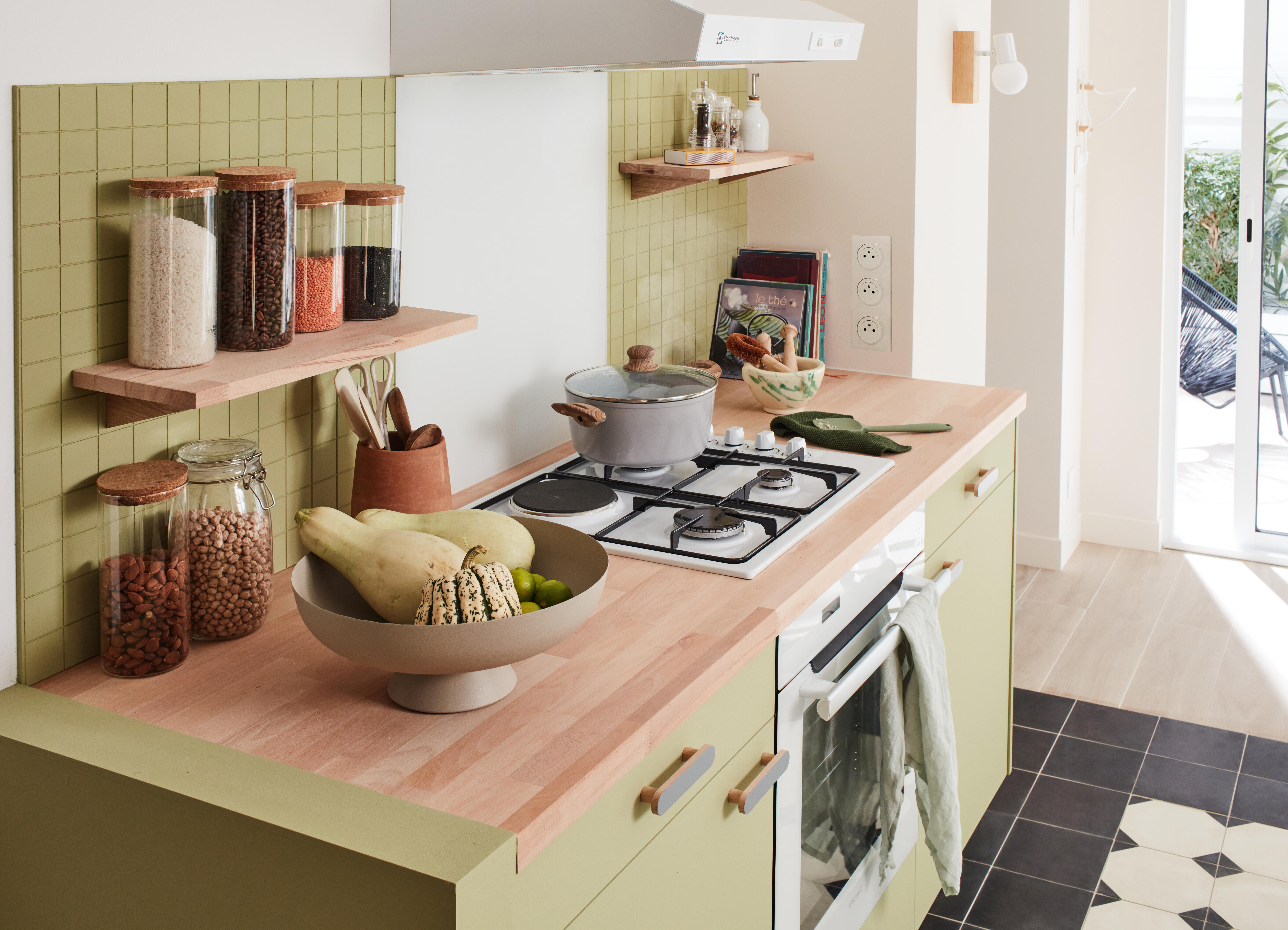 Fond de hotte verre trempé Délice blanc mat H.65 cm x Ep.5 mm x L.90 cm - 4