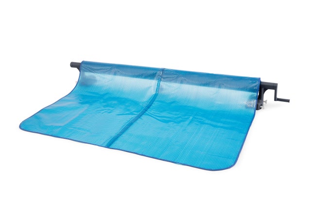 Enrouleur de bâches à bulles manuel INTEX pour piscine rectangulaire
