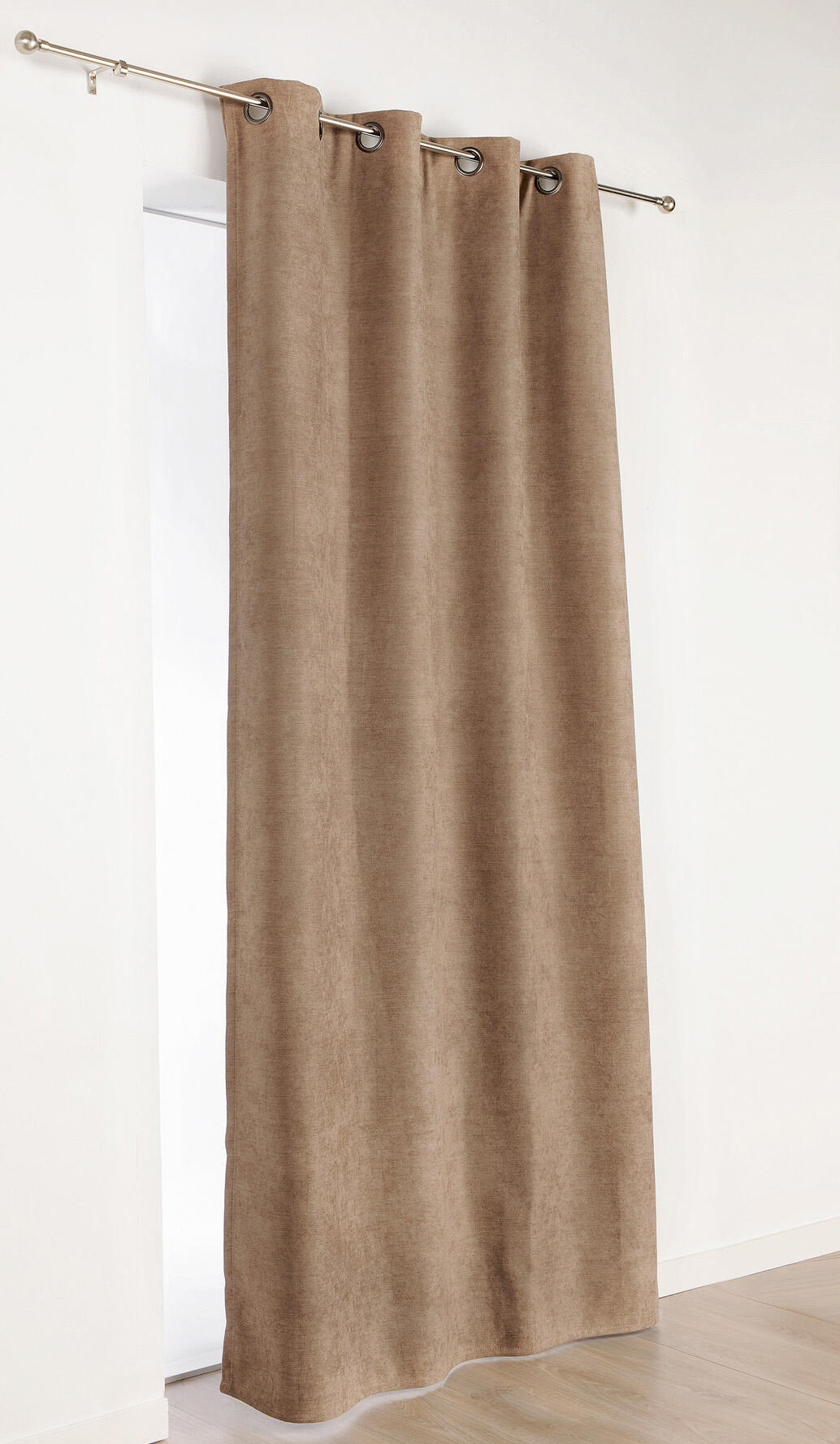 Rideau occultant thermique, Alaska, taupe H.260 x l.140 cm - 3