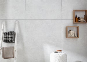 Dalle PVC Washington gris lisse DUMAWALL, L.65 x l.37.5 cm, Ep.5 mm